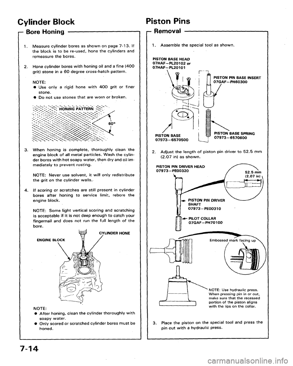 HONDA LEGEND 1991 2.G Workshop Manual 