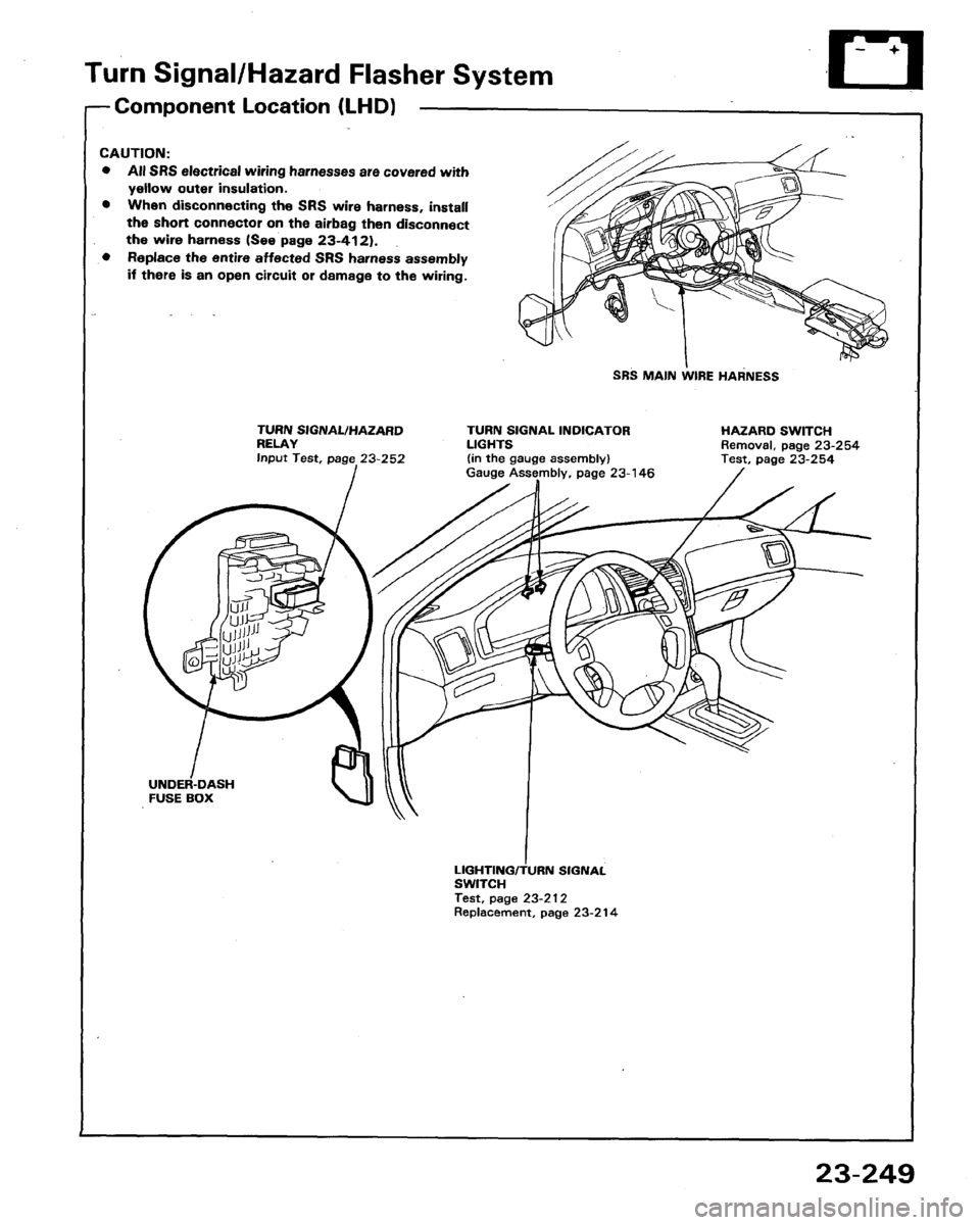 HONDA LEGEND 1991 2.G Workshop Manual 
