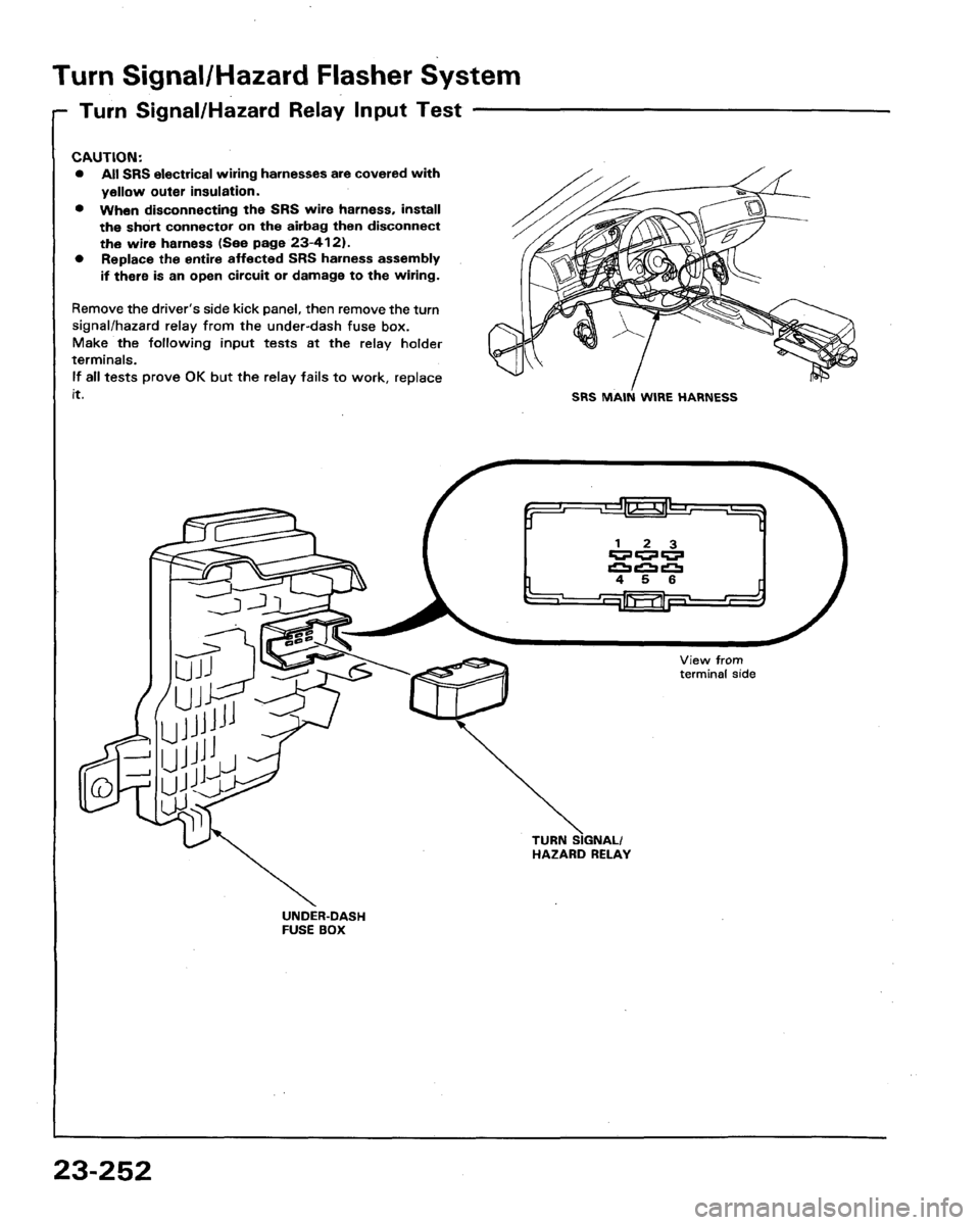 HONDA LEGEND 1991 2.G Workshop Manual 