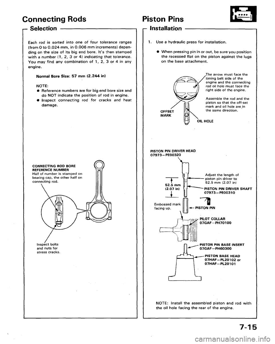 HONDA LEGEND 1991 2.G Workshop Manual 