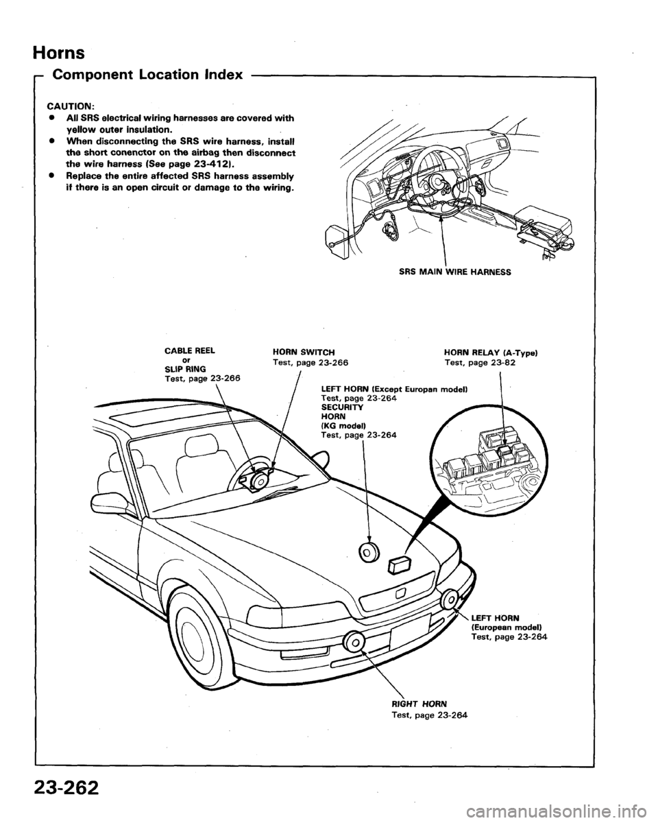 HONDA LEGEND 1991 2.G Workshop Manual 
