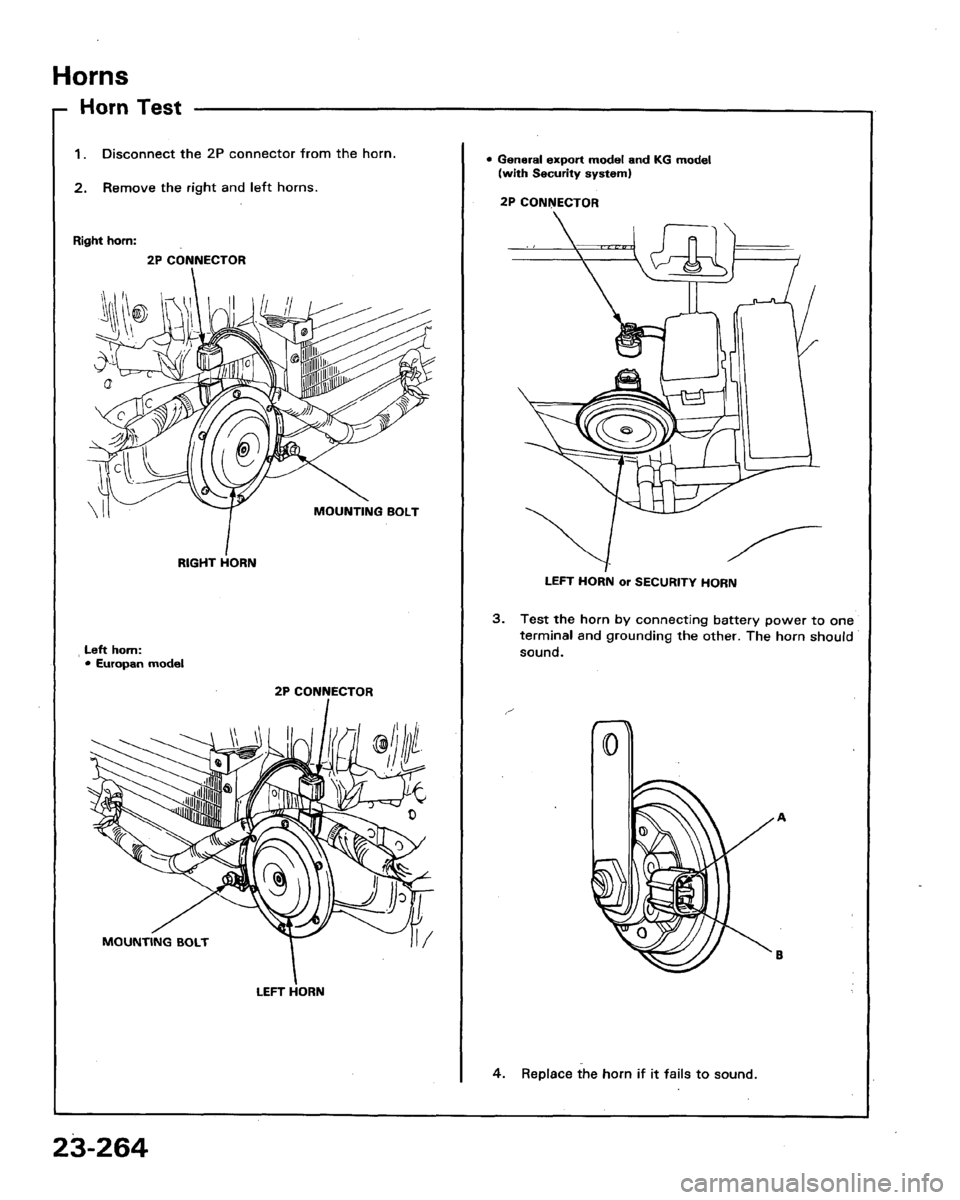 HONDA LEGEND 1991 2.G Workshop Manual 