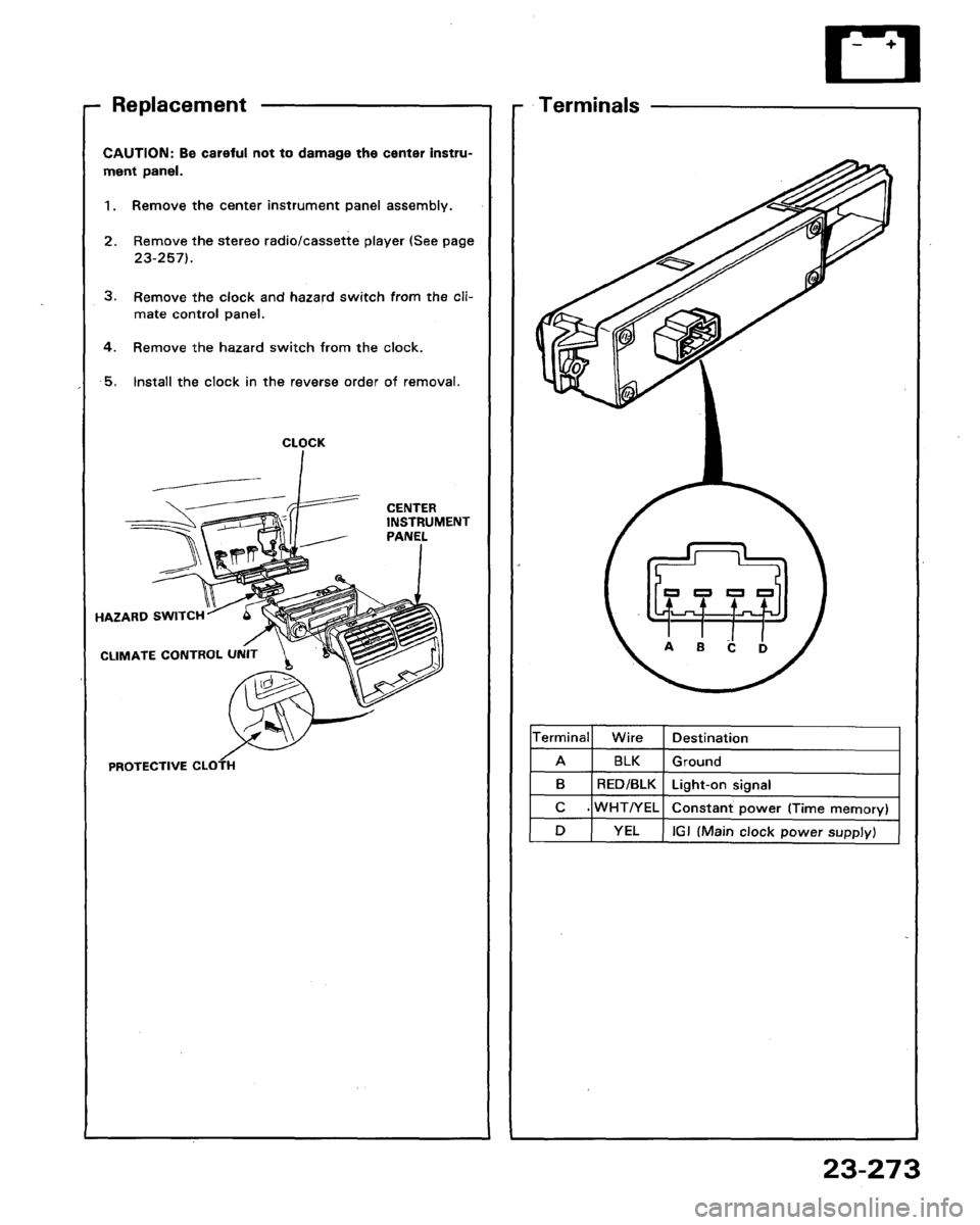 HONDA LEGEND 1991 2.G Workshop Manual 