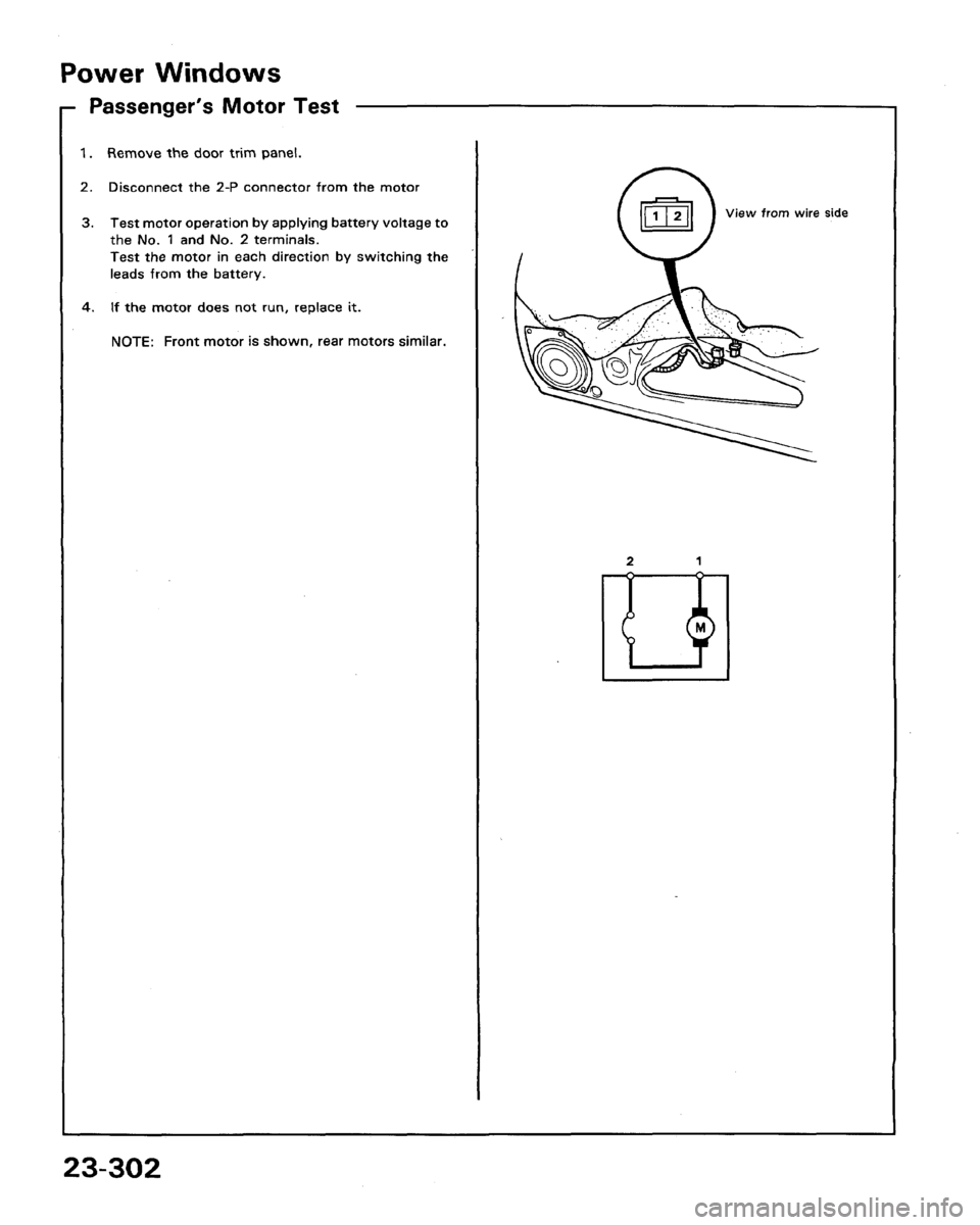HONDA LEGEND 1991 2.G Workshop Manual 