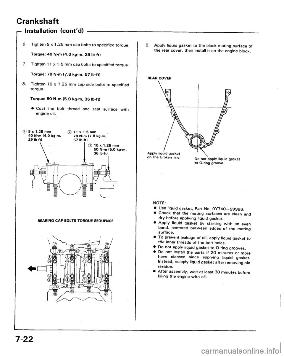 HONDA LEGEND 1991 2.G Workshop Manual 