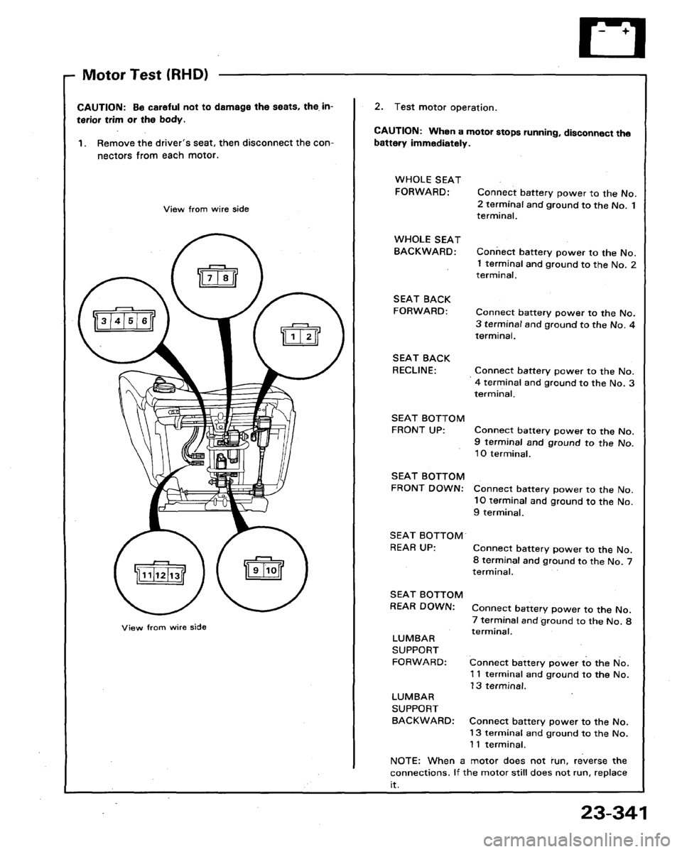 HONDA LEGEND 1991 2.G Workshop Manual 