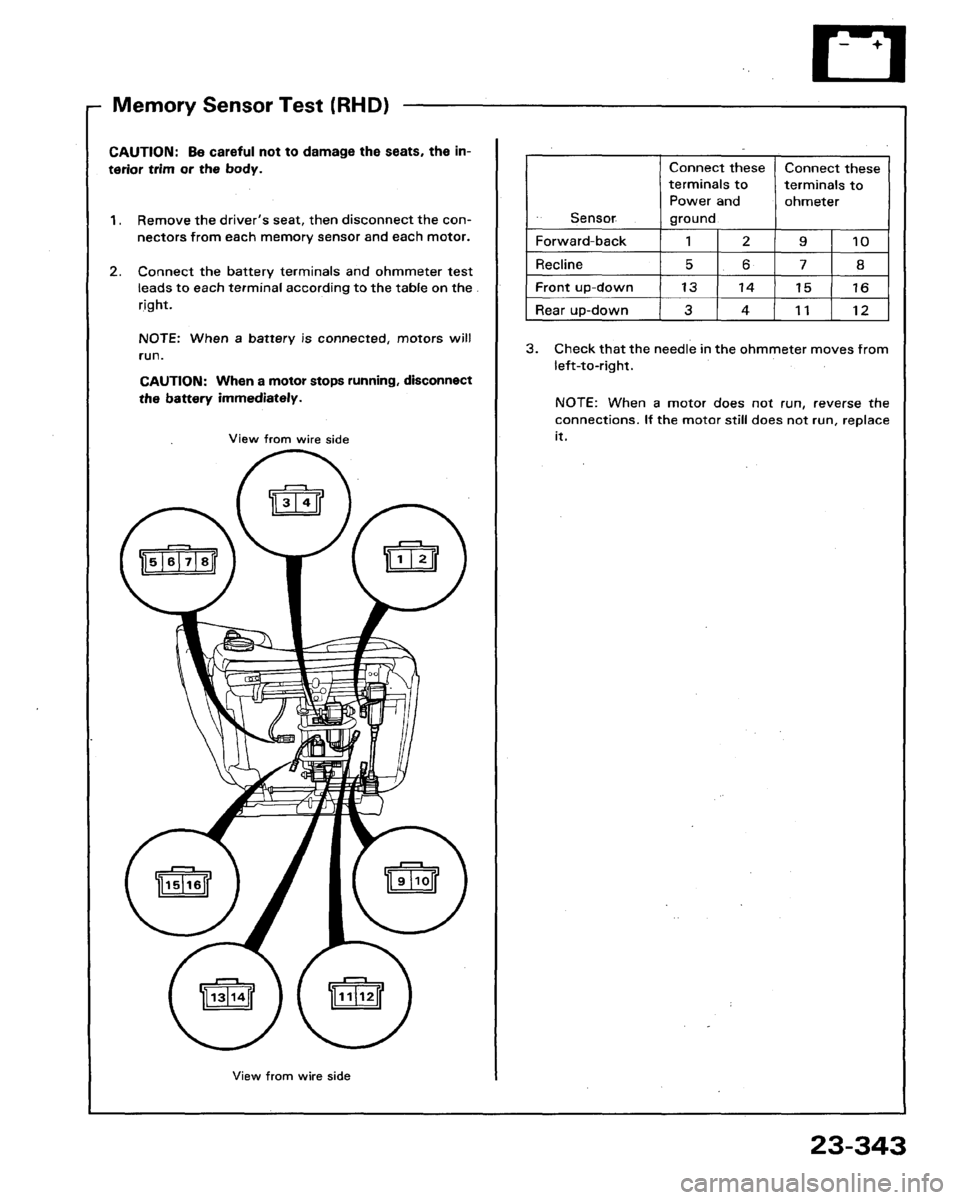 HONDA LEGEND 1991 2.G Workshop Manual 