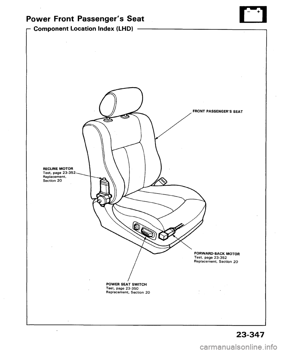 HONDA LEGEND 1991 2.G Workshop Manual 