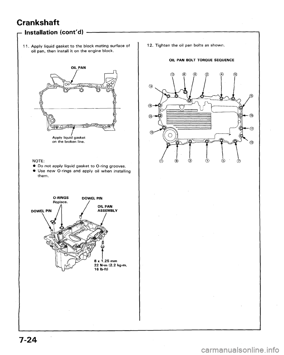 HONDA LEGEND 1991 2.G Workshop Manual 