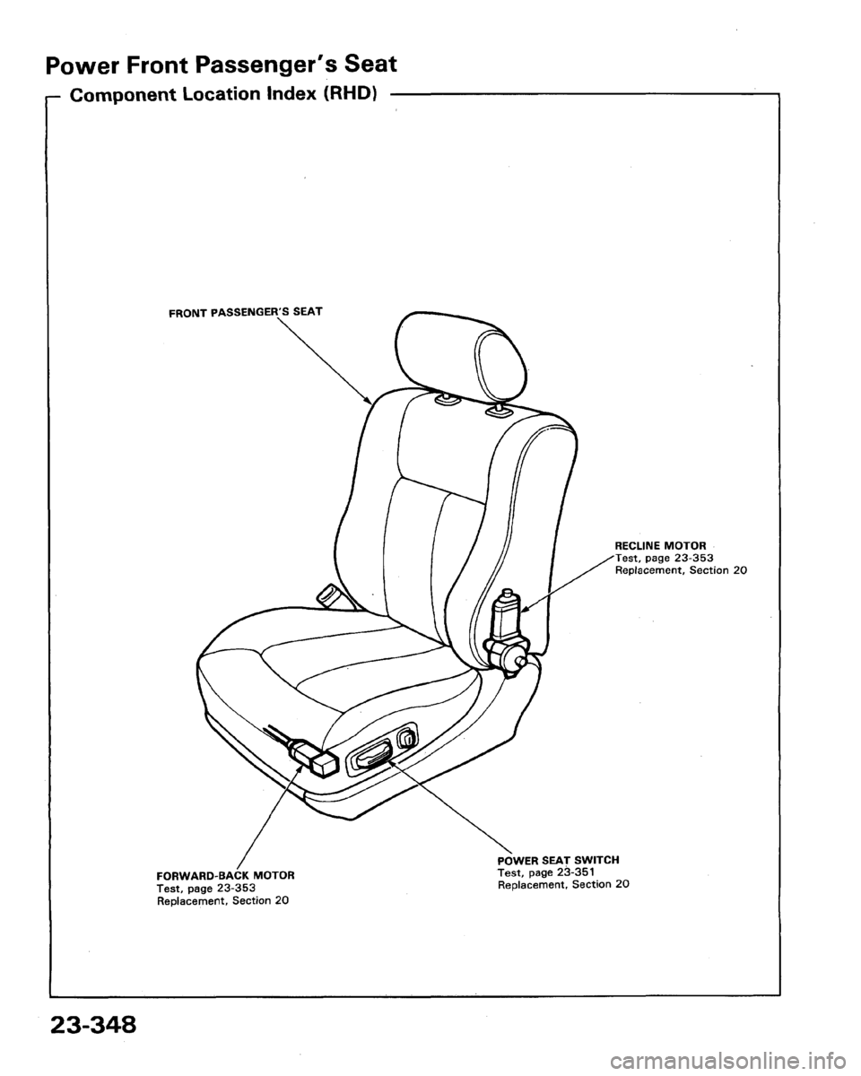 HONDA LEGEND 1991 2.G Workshop Manual 
