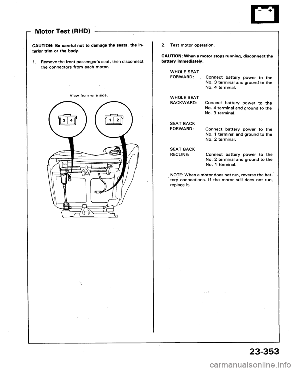 HONDA LEGEND 1991 2.G Workshop Manual 