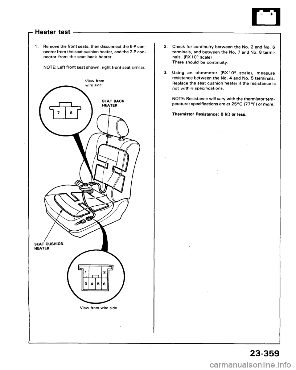 HONDA LEGEND 1991 2.G Workshop Manual 