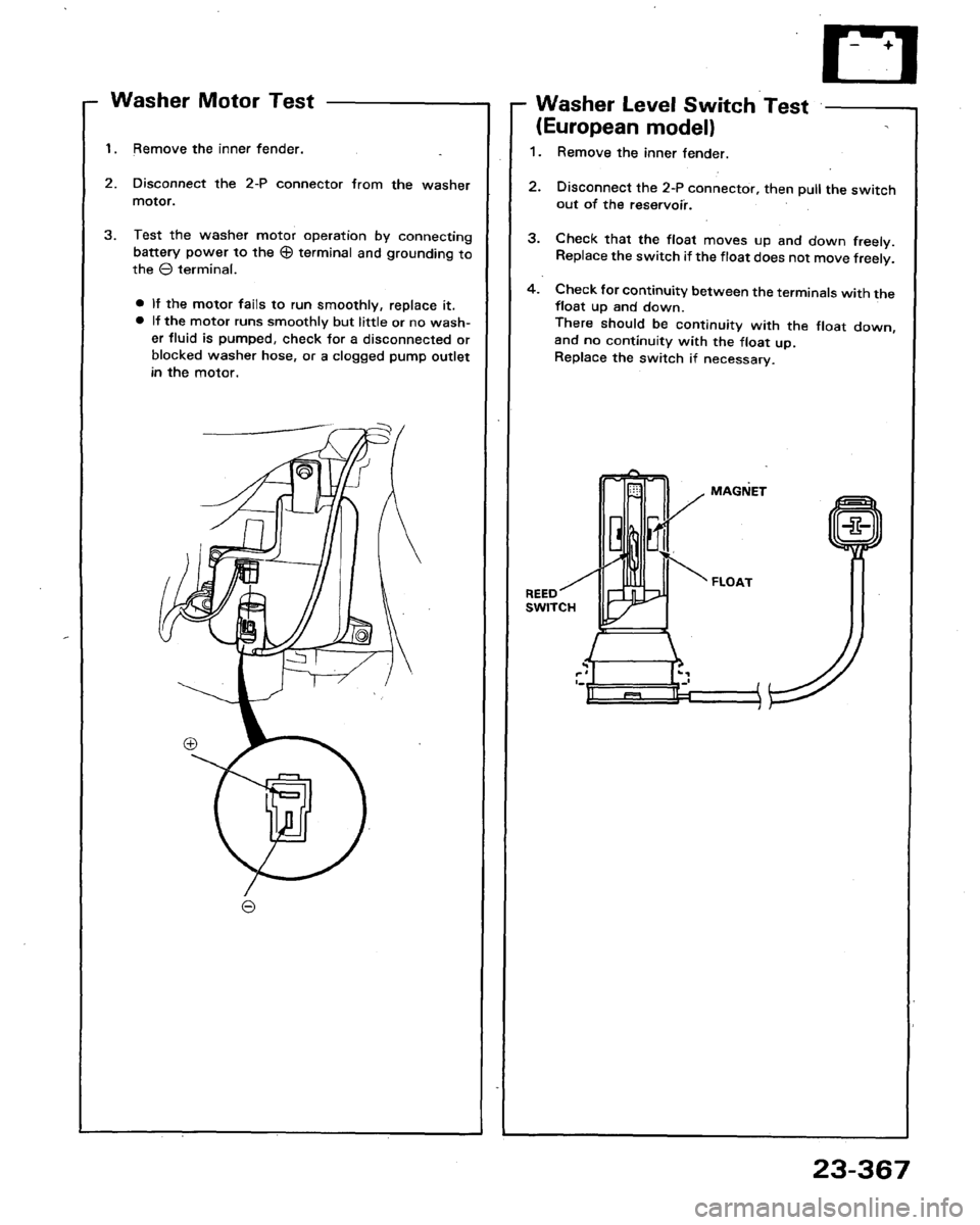 HONDA LEGEND 1991 2.G Workshop Manual 