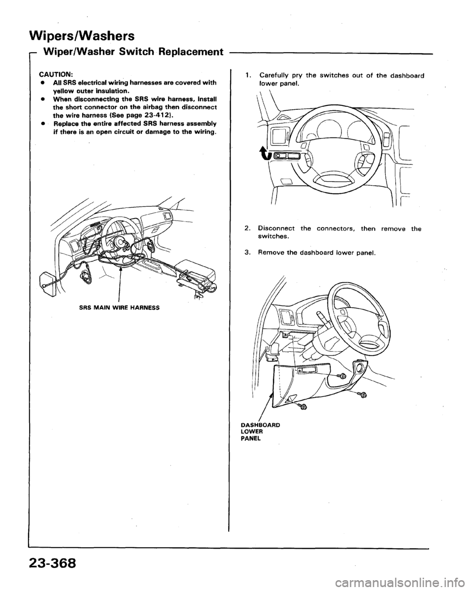HONDA LEGEND 1991 2.G Workshop Manual 