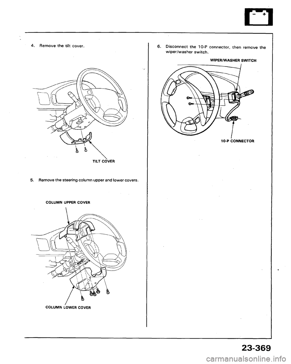 HONDA LEGEND 1991 2.G Workshop Manual 