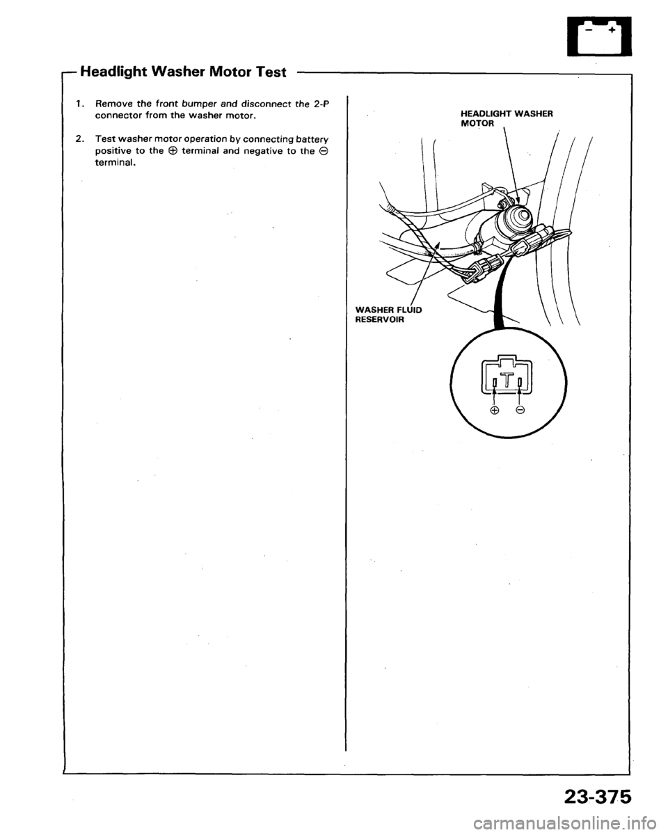 HONDA LEGEND 1991 2.G Workshop Manual 