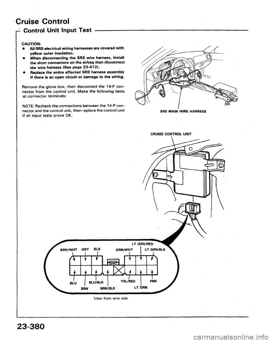 HONDA LEGEND 1991 2.G Workshop Manual 