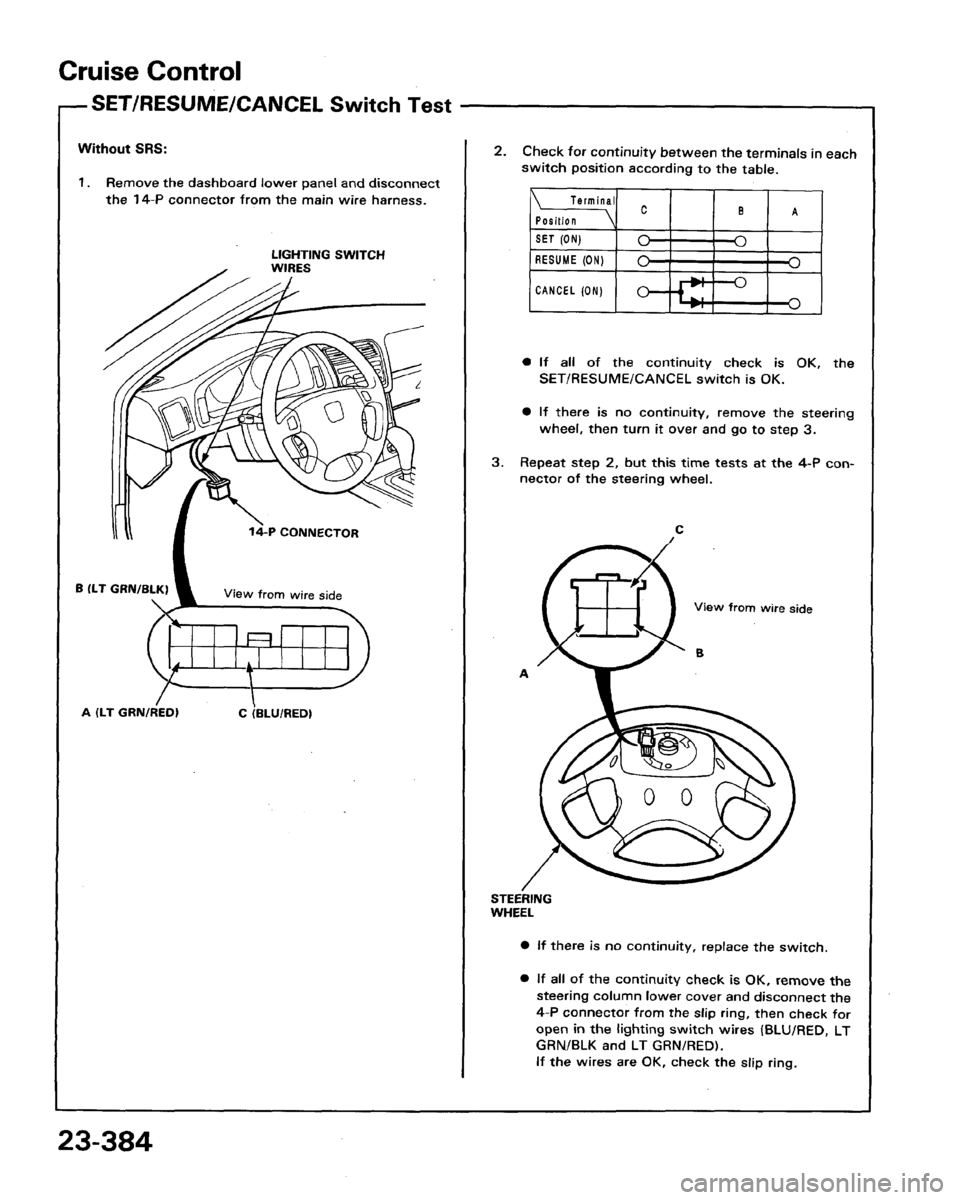 HONDA LEGEND 1991 2.G Workshop Manual 