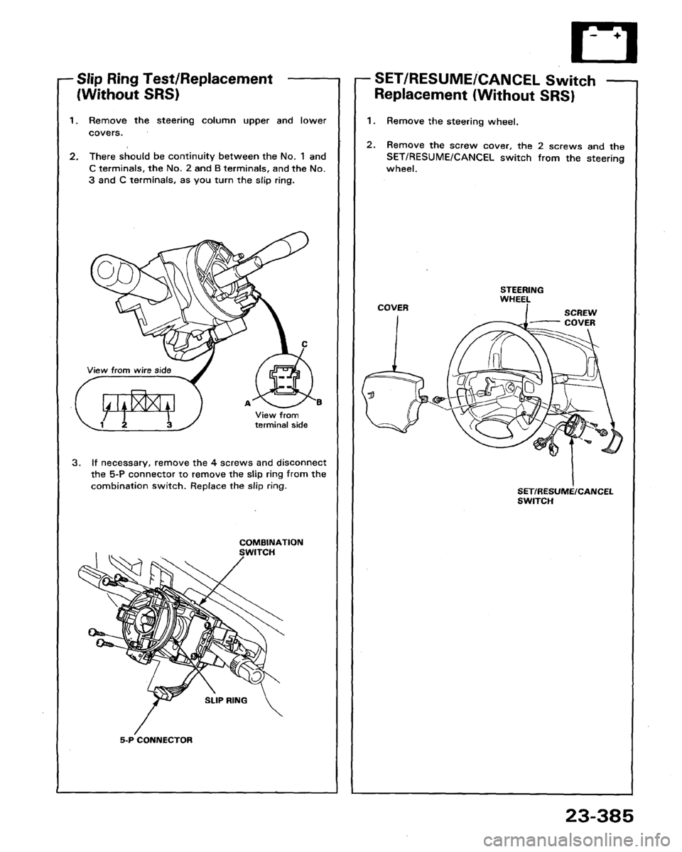 HONDA LEGEND 1991 2.G Workshop Manual 