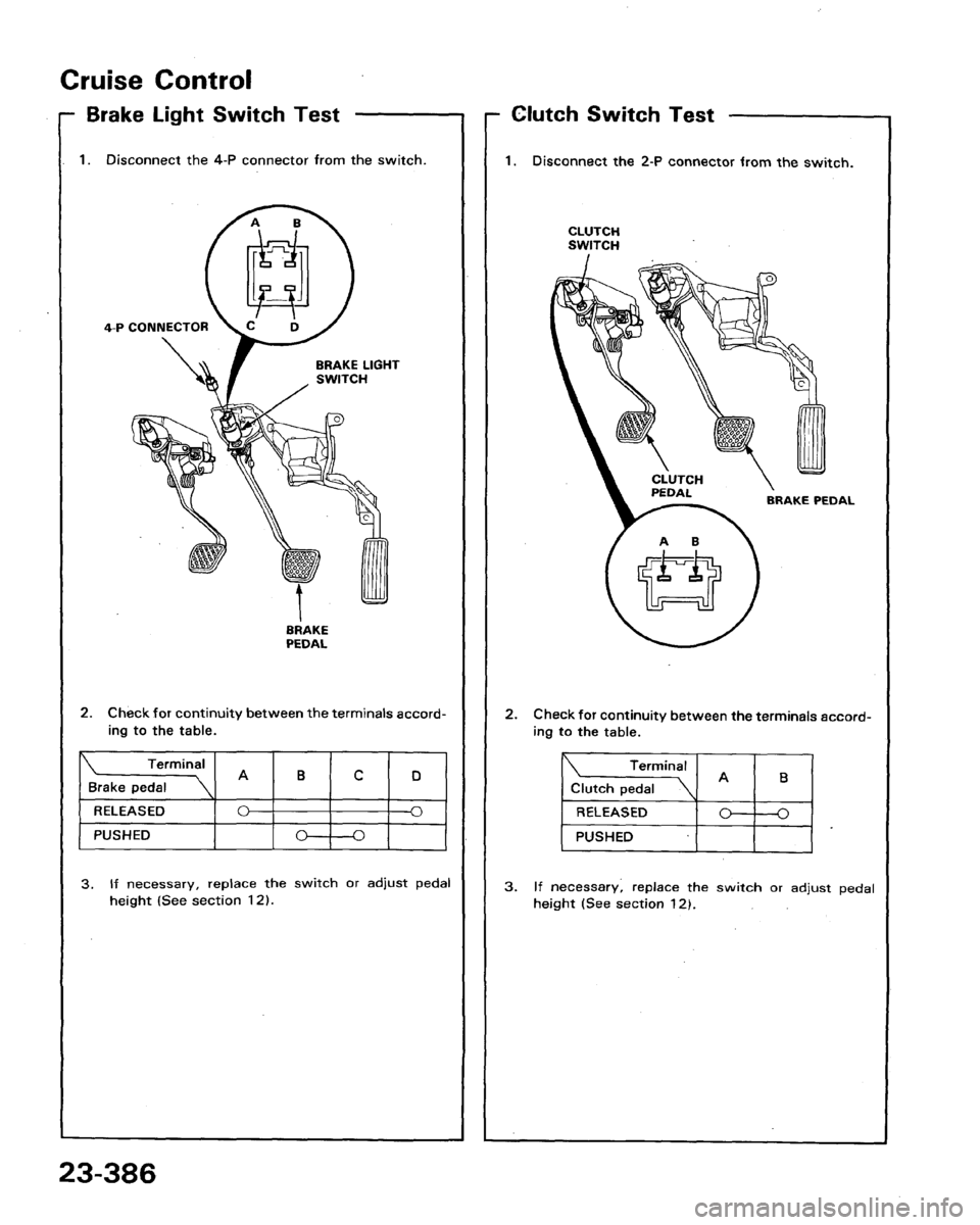 HONDA LEGEND 1991 2.G Workshop Manual 