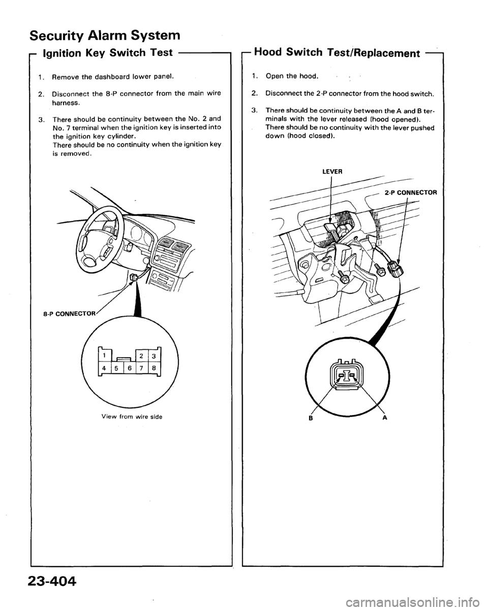 HONDA LEGEND 1991 2.G Workshop Manual 