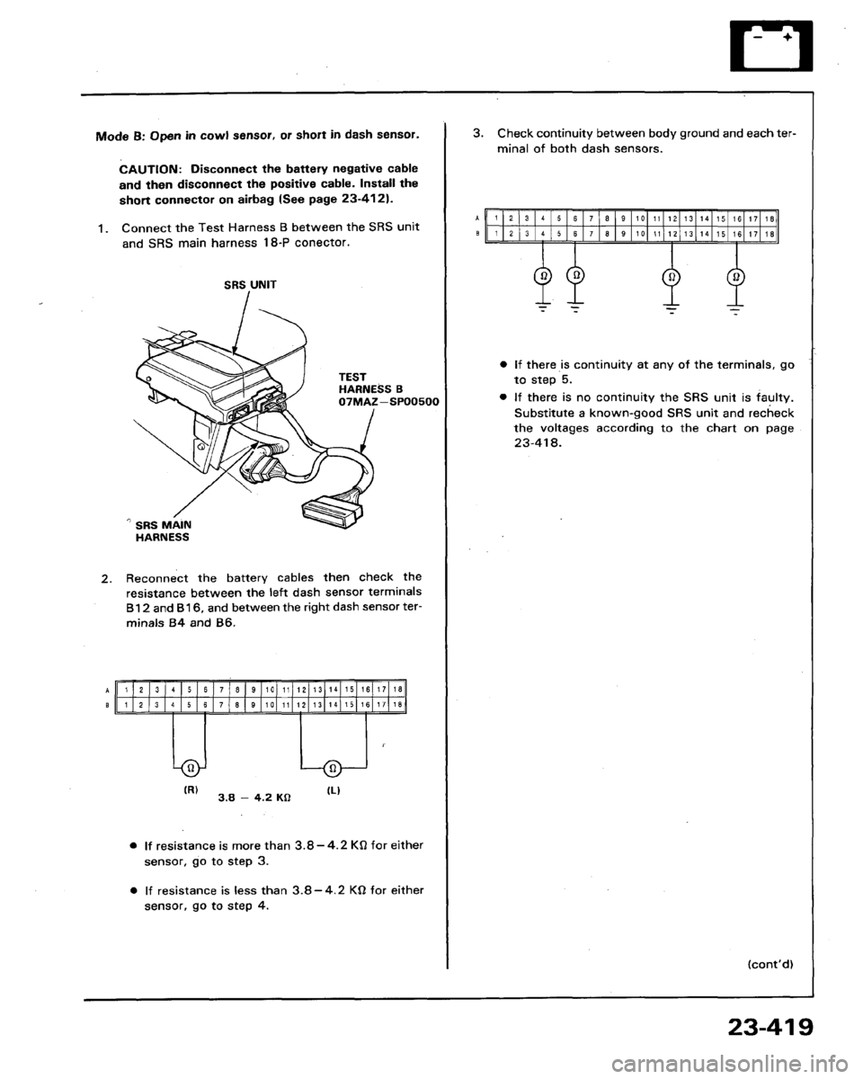 HONDA LEGEND 1991 2.G Workshop Manual 