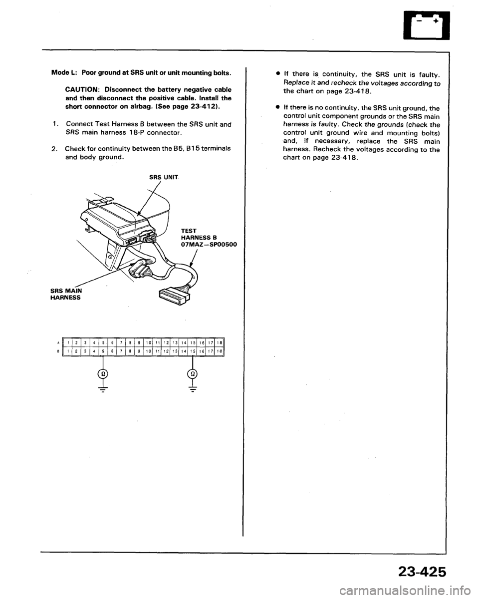 HONDA LEGEND 1991 2.G Workshop Manual 