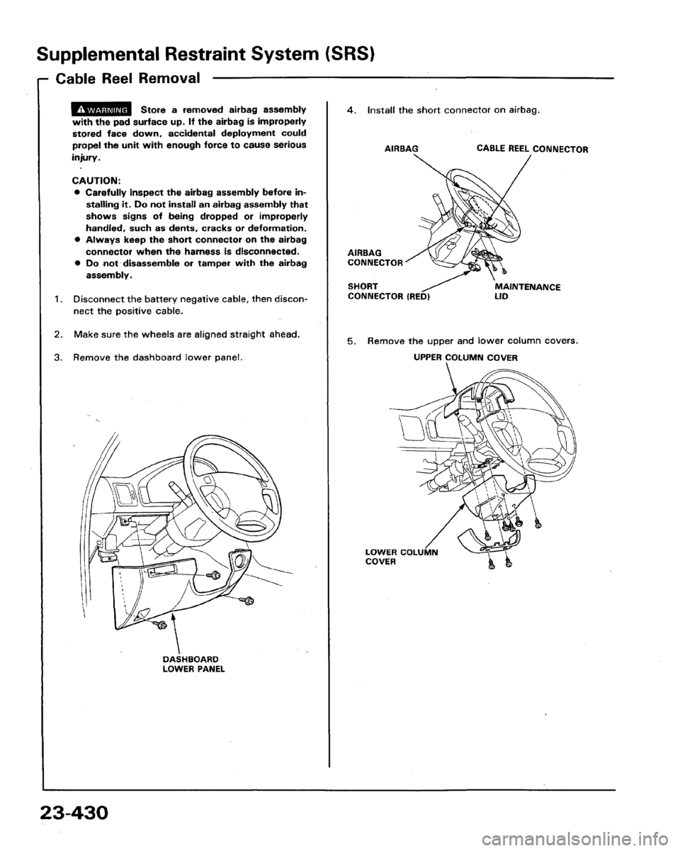 HONDA LEGEND 1991 2.G Workshop Manual 