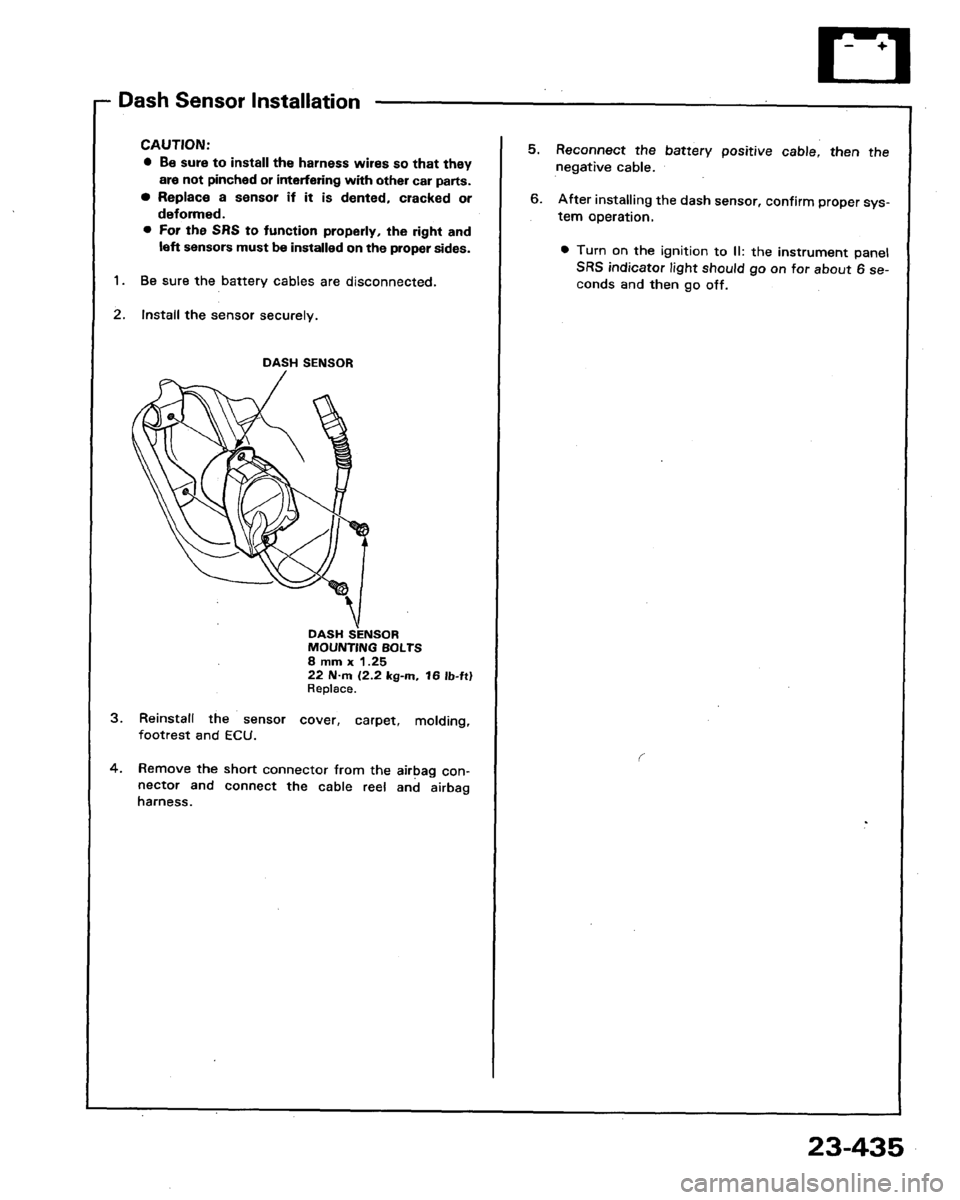 HONDA LEGEND 1991 2.G Workshop Manual 