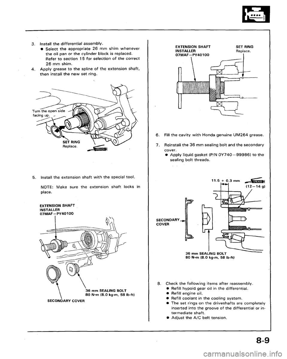 HONDA LEGEND 1991 2.G Workshop Manual 