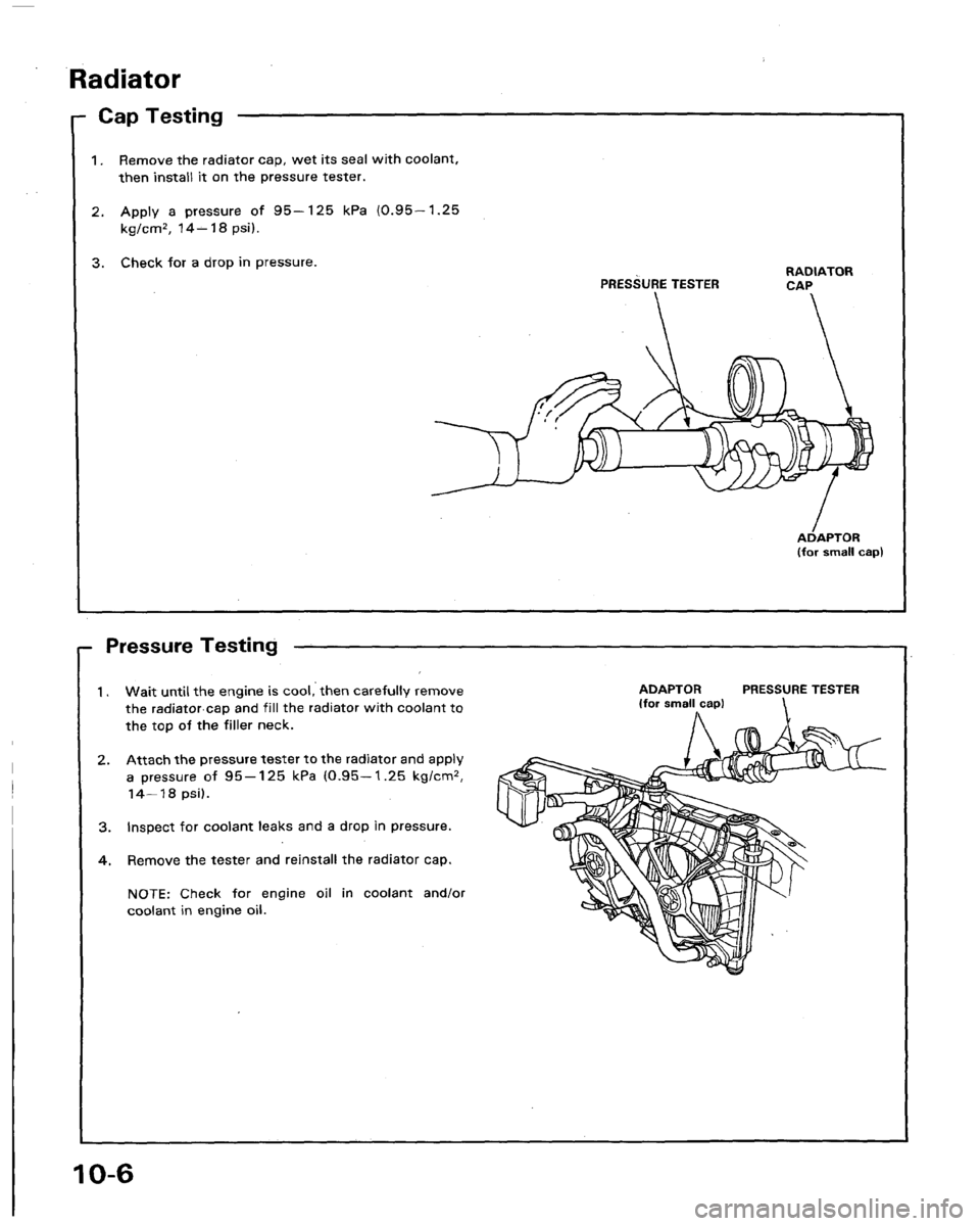 HONDA LEGEND 1991 2.G Workshop Manual 