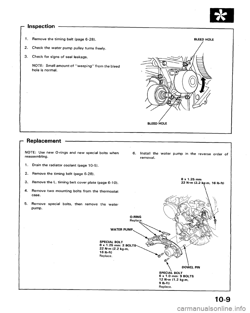 HONDA LEGEND 1991 2.G Workshop Manual 