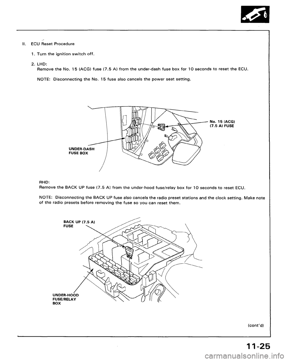 HONDA LEGEND 1991 2.G Workshop Manual 