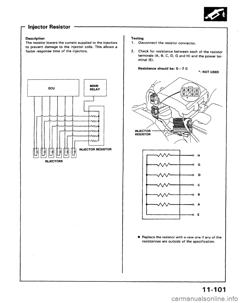HONDA LEGEND 1991 2.G Workshop Manual 