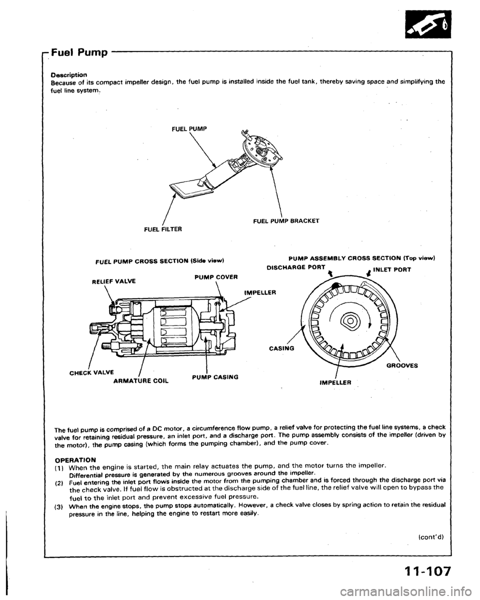 HONDA LEGEND 1991 2.G Workshop Manual 