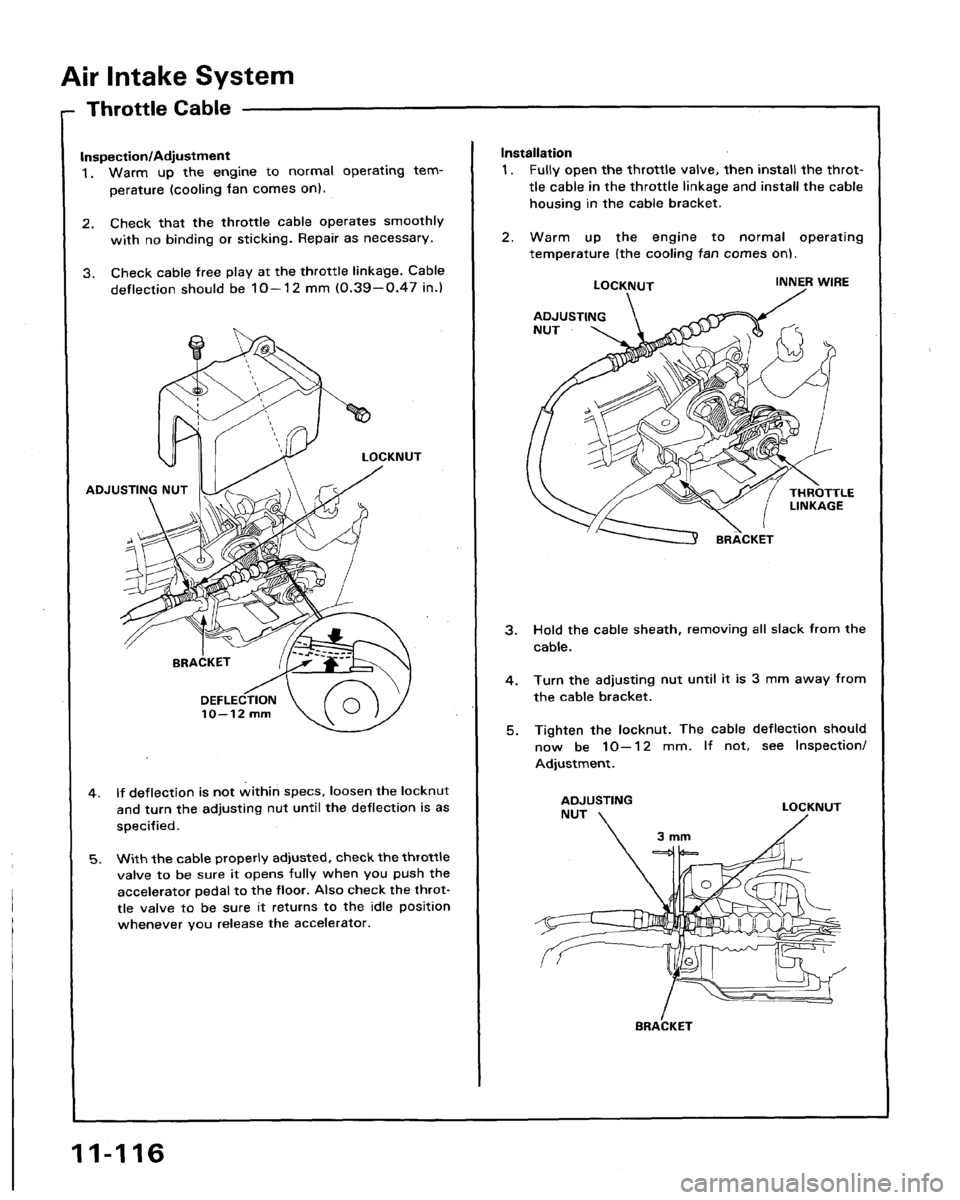 HONDA LEGEND 1991 2.G Workshop Manual 