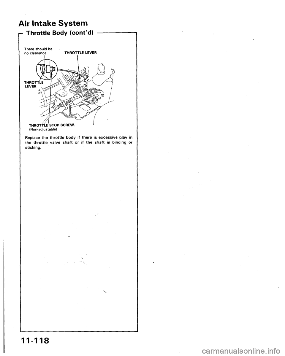HONDA LEGEND 1991 2.G Workshop Manual 