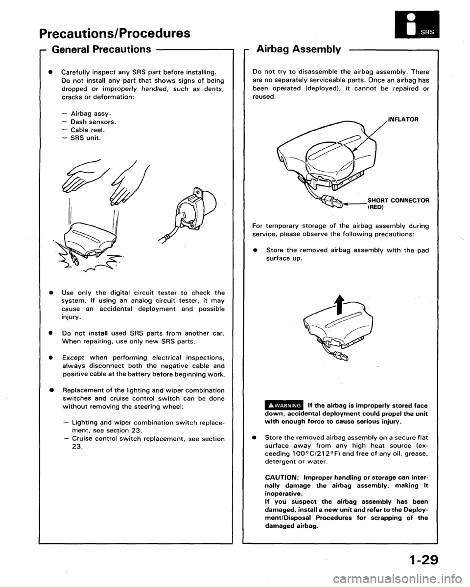 HONDA LEGEND 1991 2.G Workshop Manual 