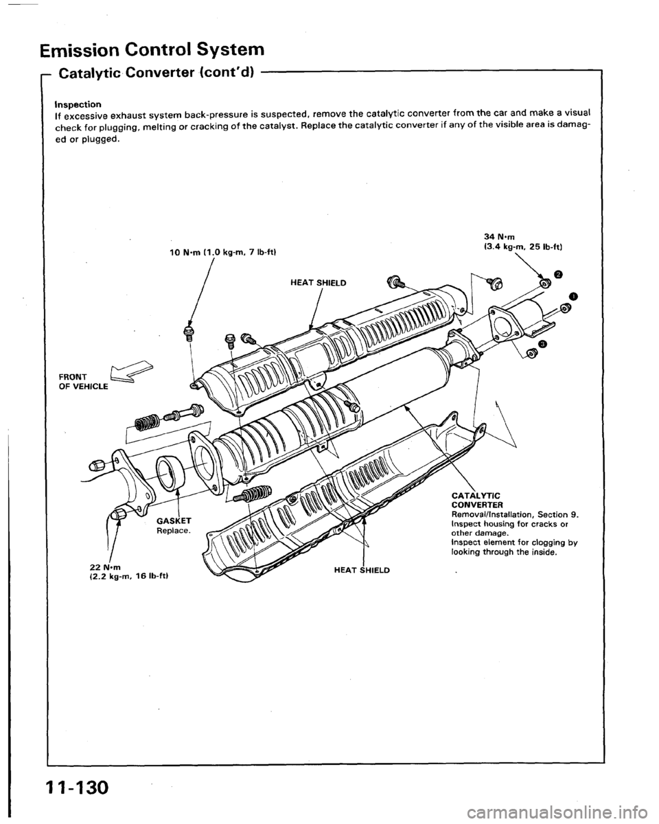HONDA LEGEND 1991 2.G Workshop Manual 
