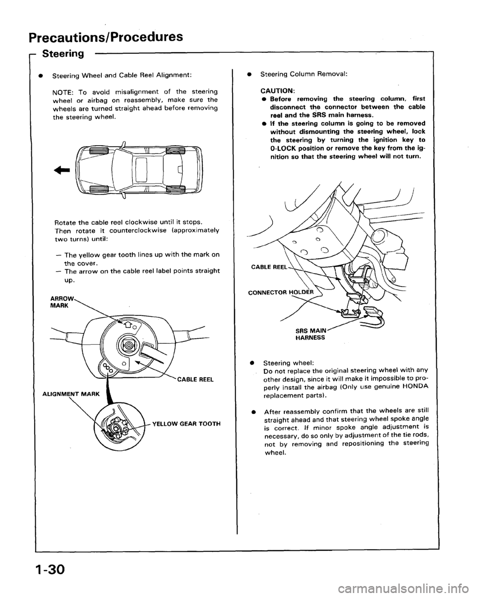 HONDA LEGEND 1991 2.G Workshop Manual 