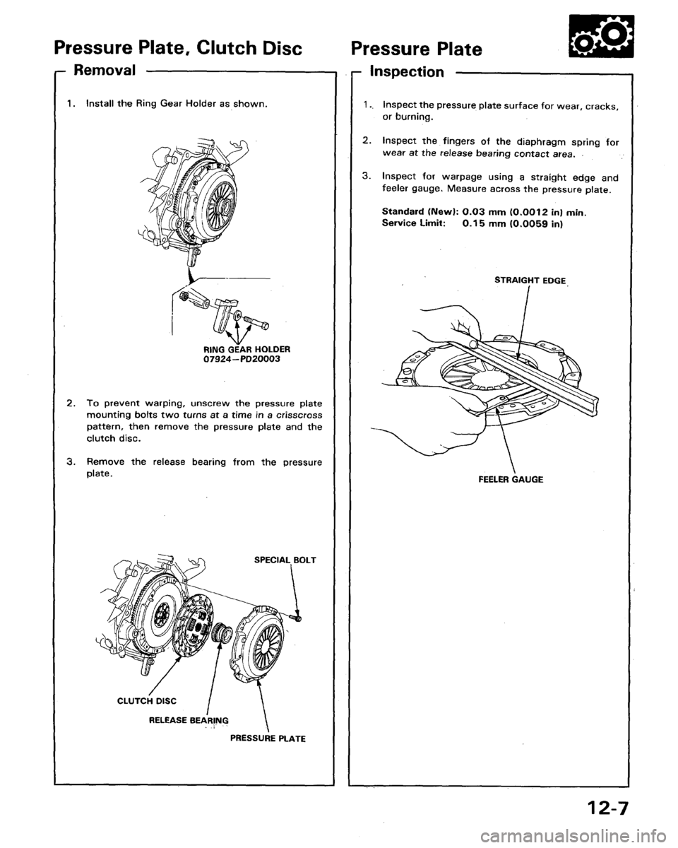 HONDA LEGEND 1991 2.G Workshop Manual 