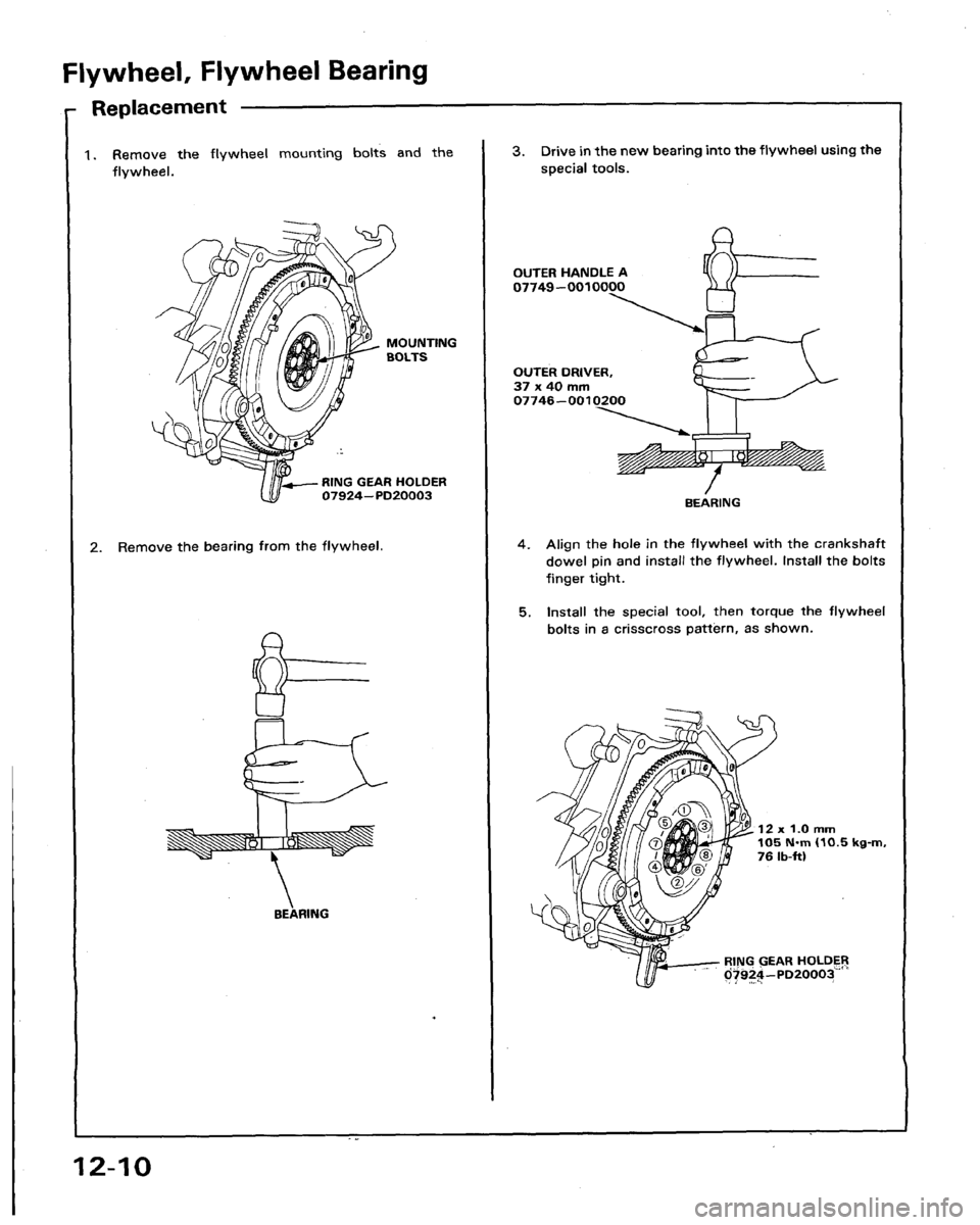 HONDA LEGEND 1991 2.G Workshop Manual 