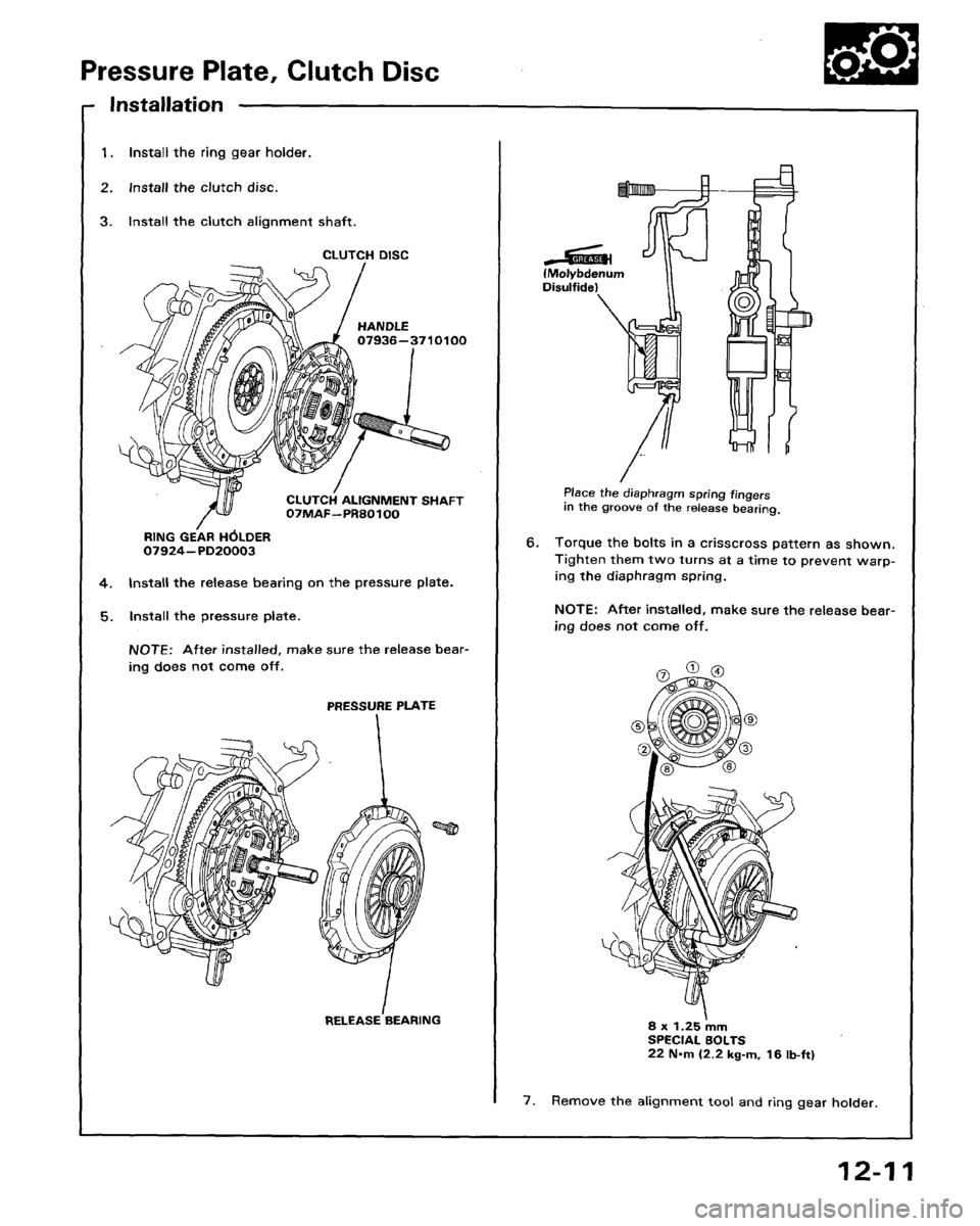 HONDA LEGEND 1991 2.G Workshop Manual 