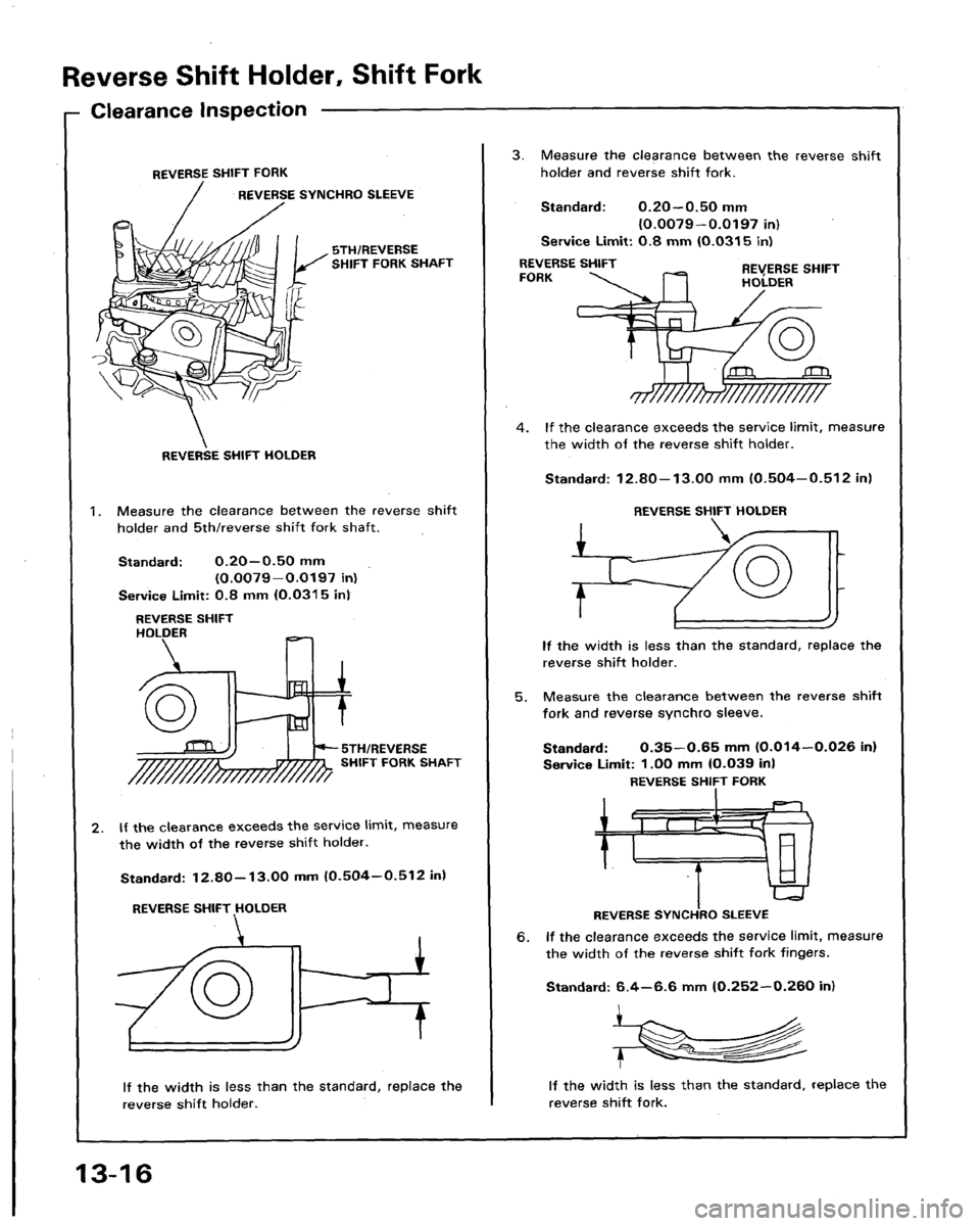 HONDA LEGEND 1991 2.G Workshop Manual 