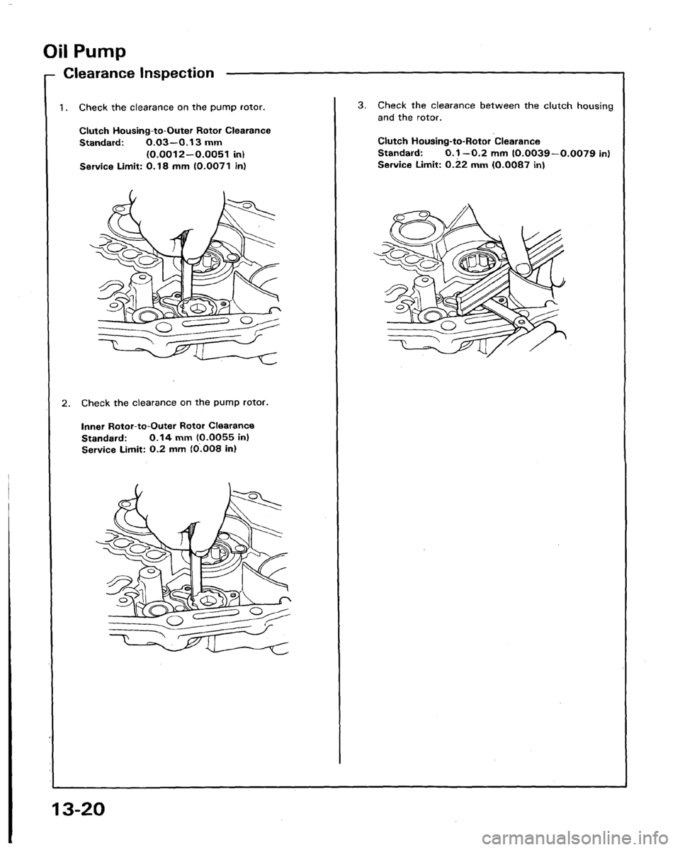 HONDA LEGEND 1991 2.G Workshop Manual 