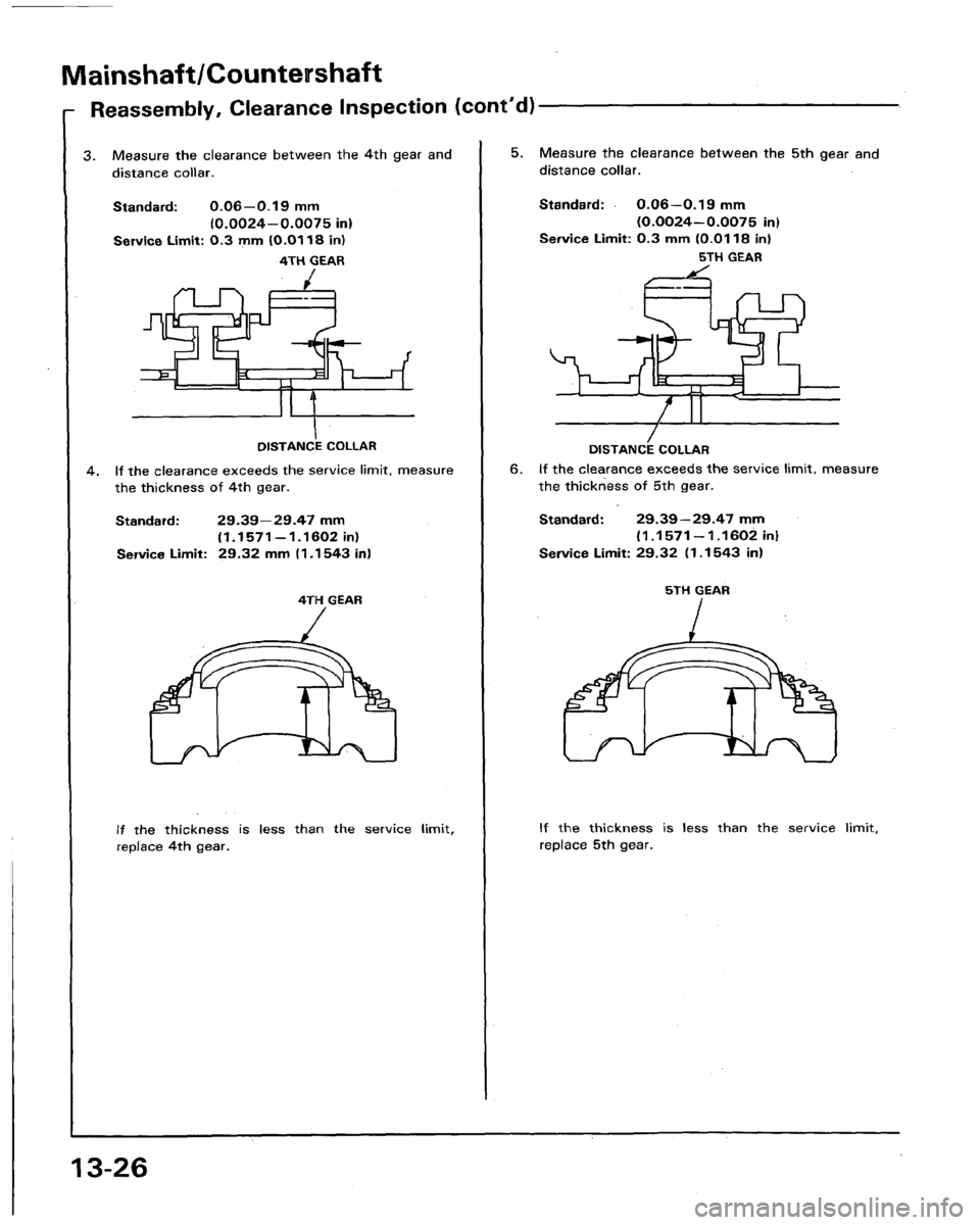 HONDA LEGEND 1991 2.G Workshop Manual 