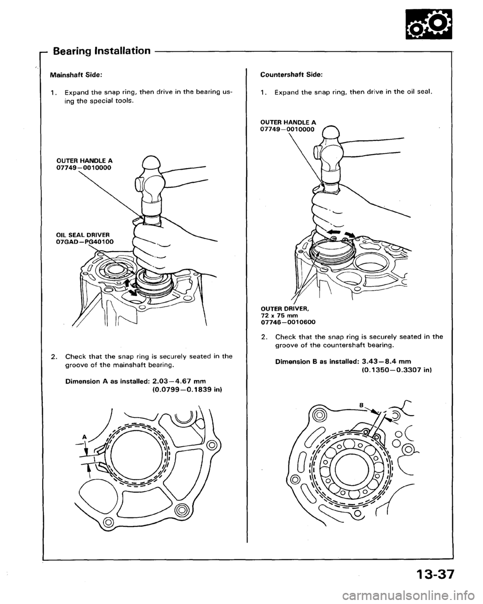 HONDA LEGEND 1991 2.G Workshop Manual 