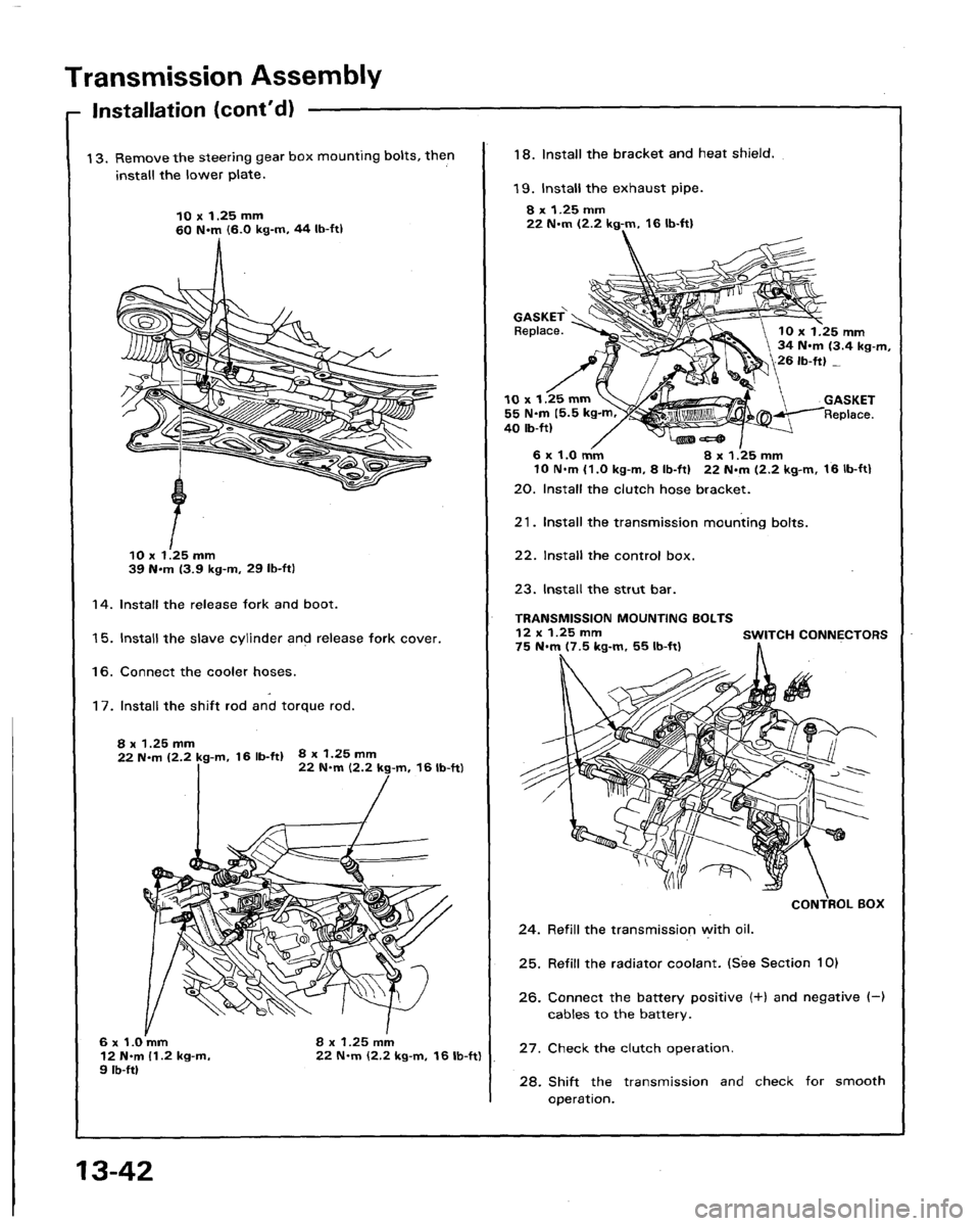HONDA LEGEND 1991 2.G Workshop Manual 