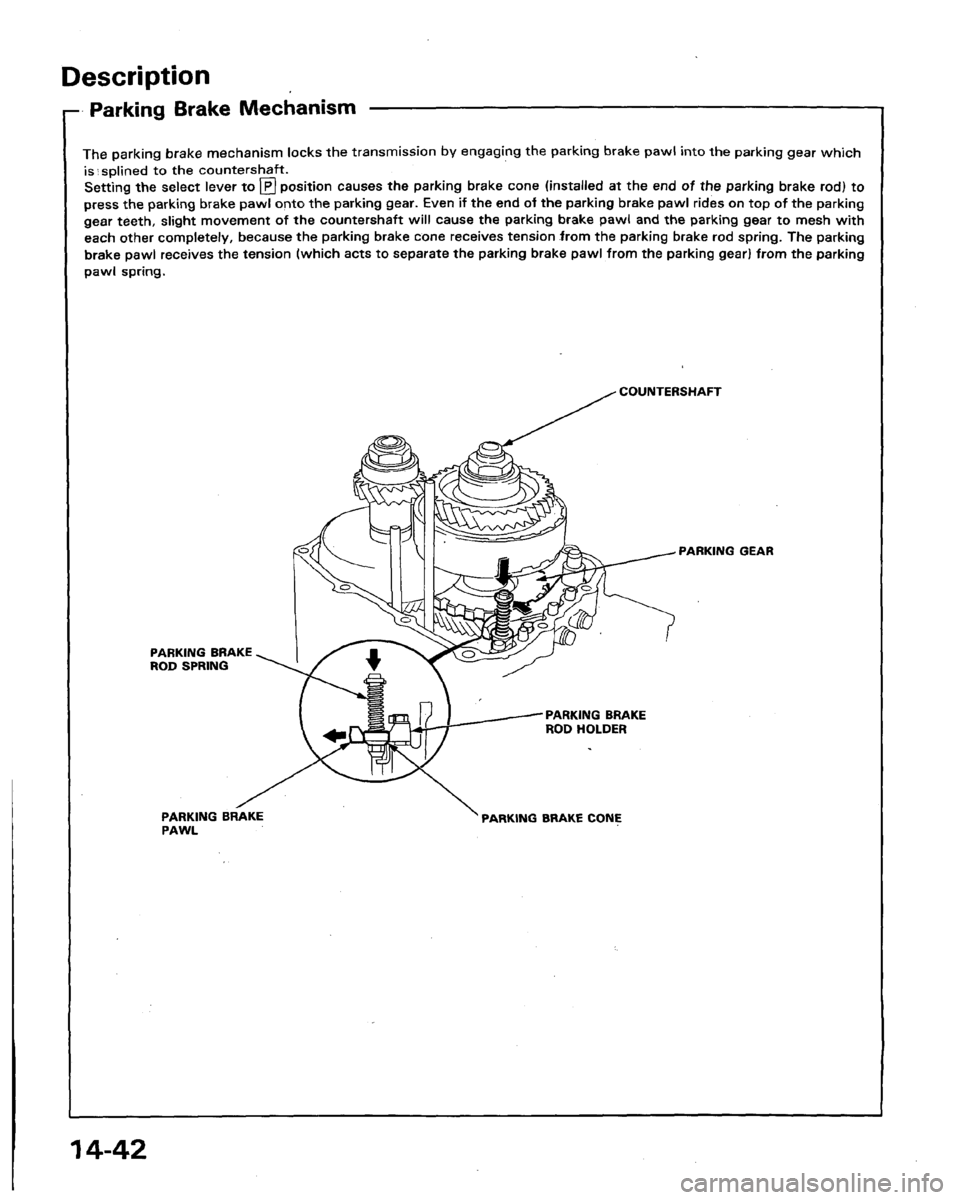 HONDA LEGEND 1991 2.G Workshop Manual 