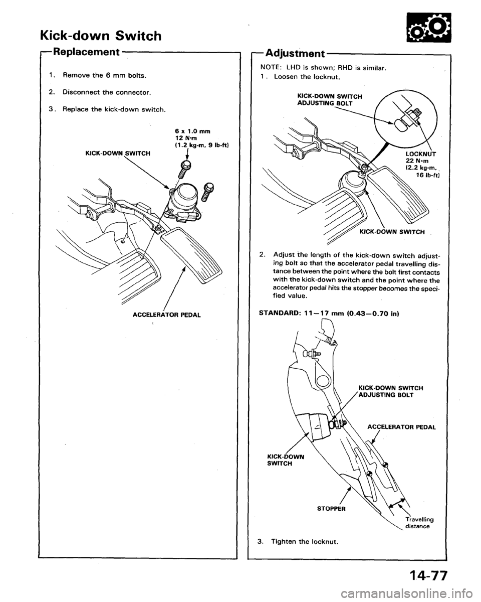 HONDA LEGEND 1991 2.G Workshop Manual 